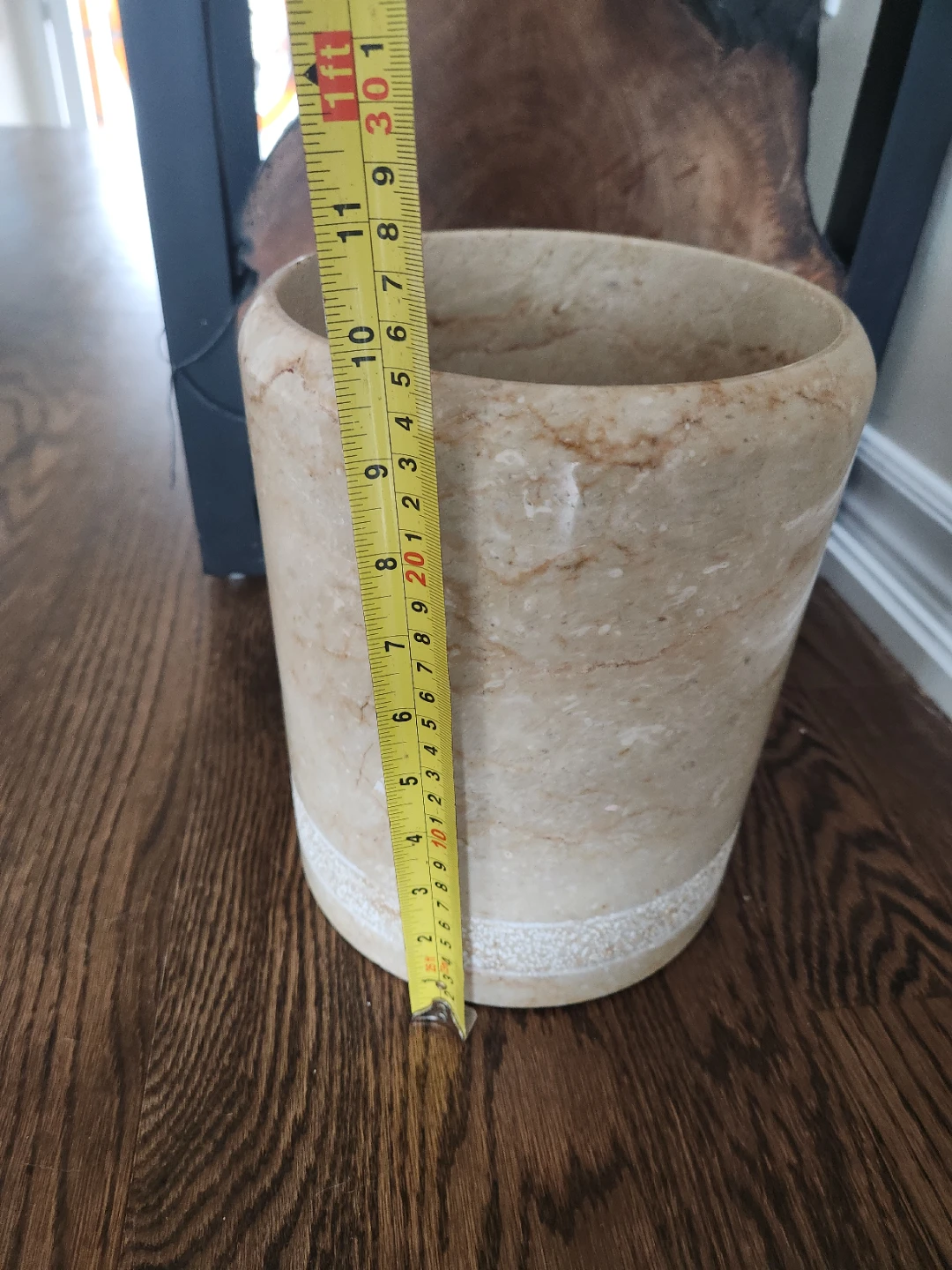 Natural Marble Stone  Vase/ bathroom basket - photo 4