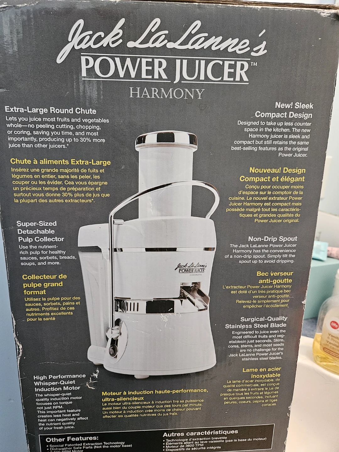 New in box Jack LaLanne Power Juicer Harmony - photo 2