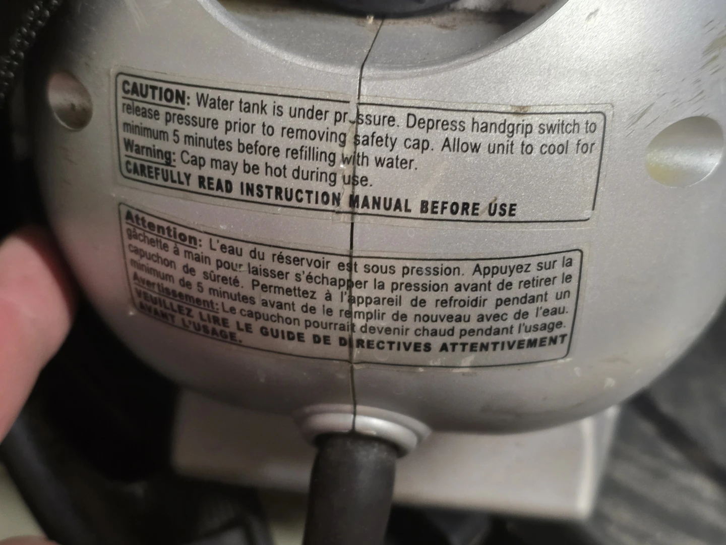 Euro-Pro SteamShark EP903 Steam Cleaner - photo 4