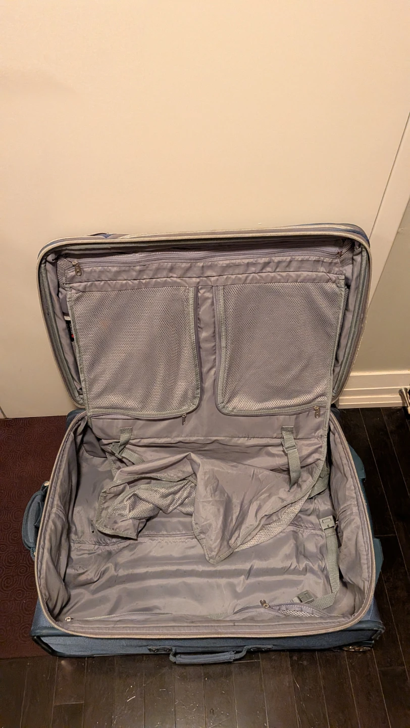Blue Rolling Carry-On Luggage - photo 3