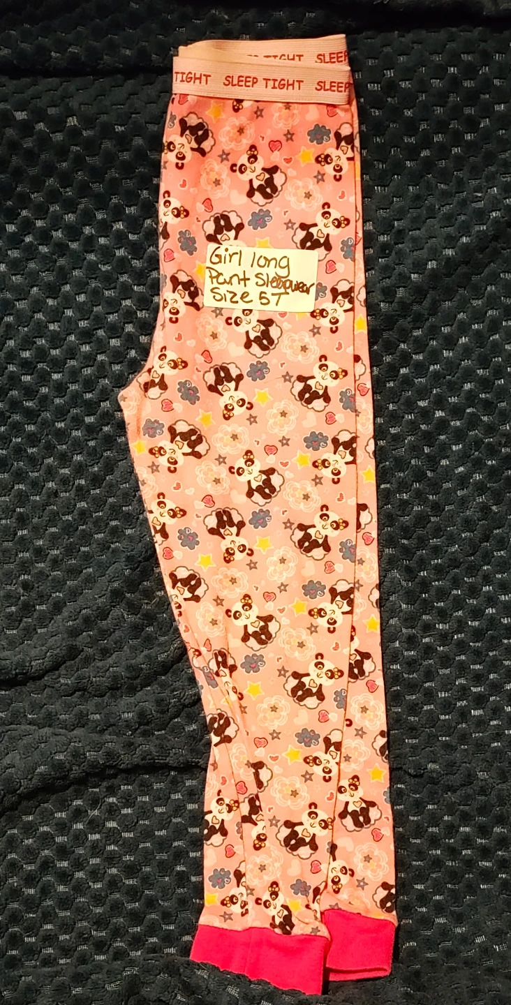 Toddler Girl long pants sleepwear
