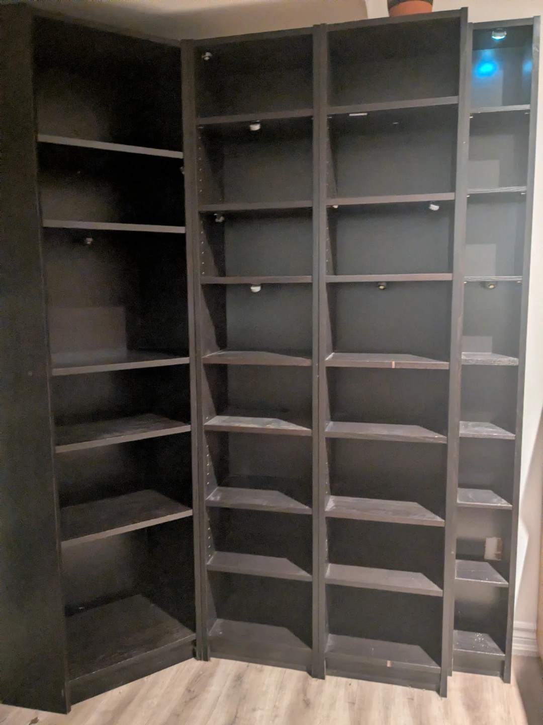 Set of Billy Black Bookshelves