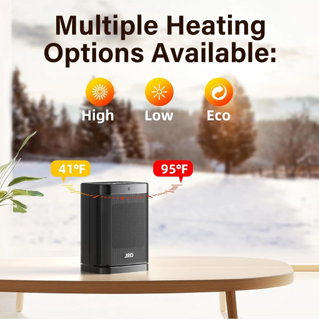 JRD Portable PTC Ceramic Space Heater - photo 3