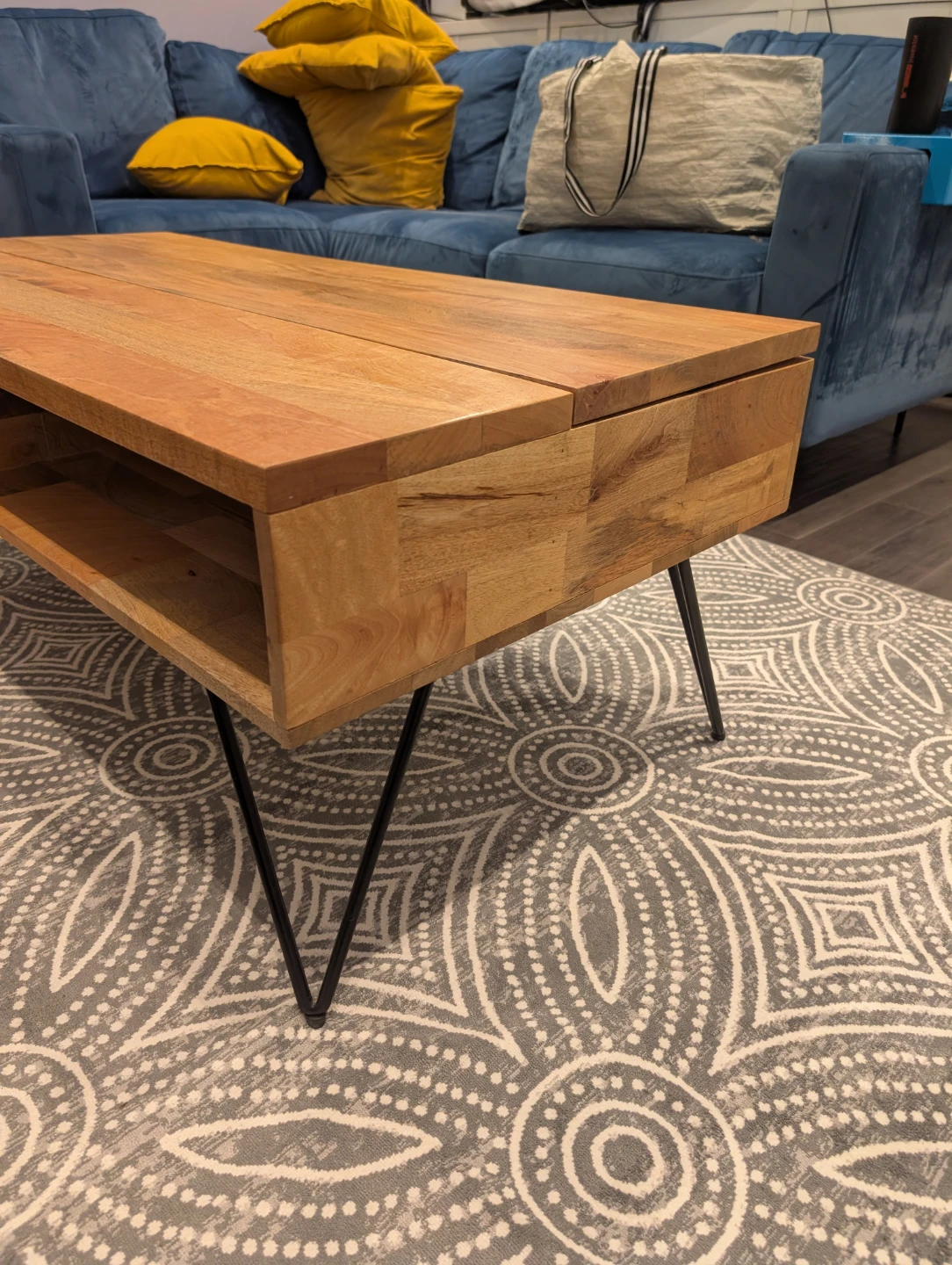 Solid Wood Pop-Up Coffee Table - photo 3