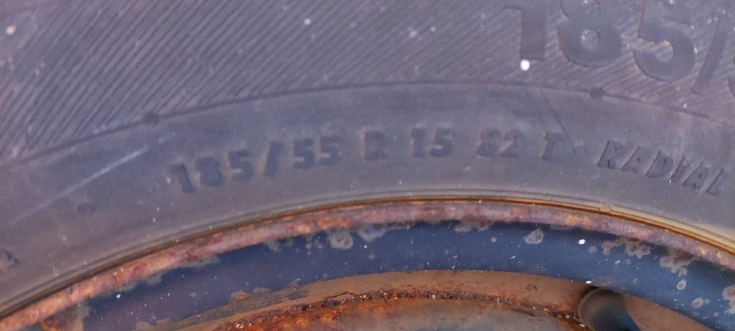 4x100 steel wheels and tires - photo 4