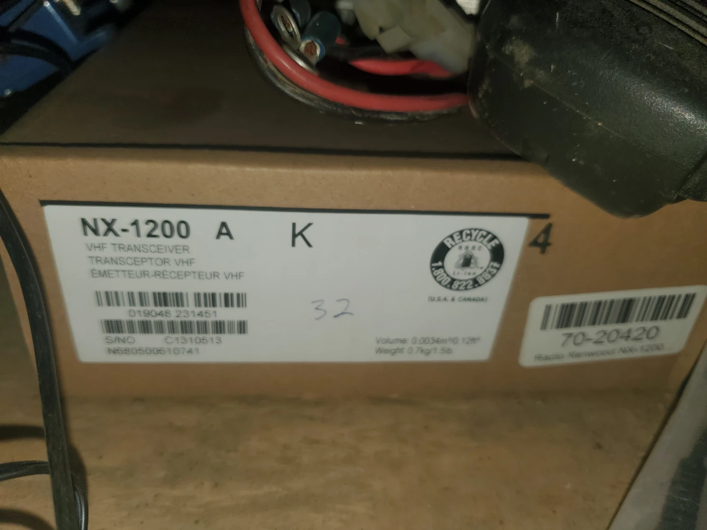 Kenwood NX-1200 A K VHF Transceiver