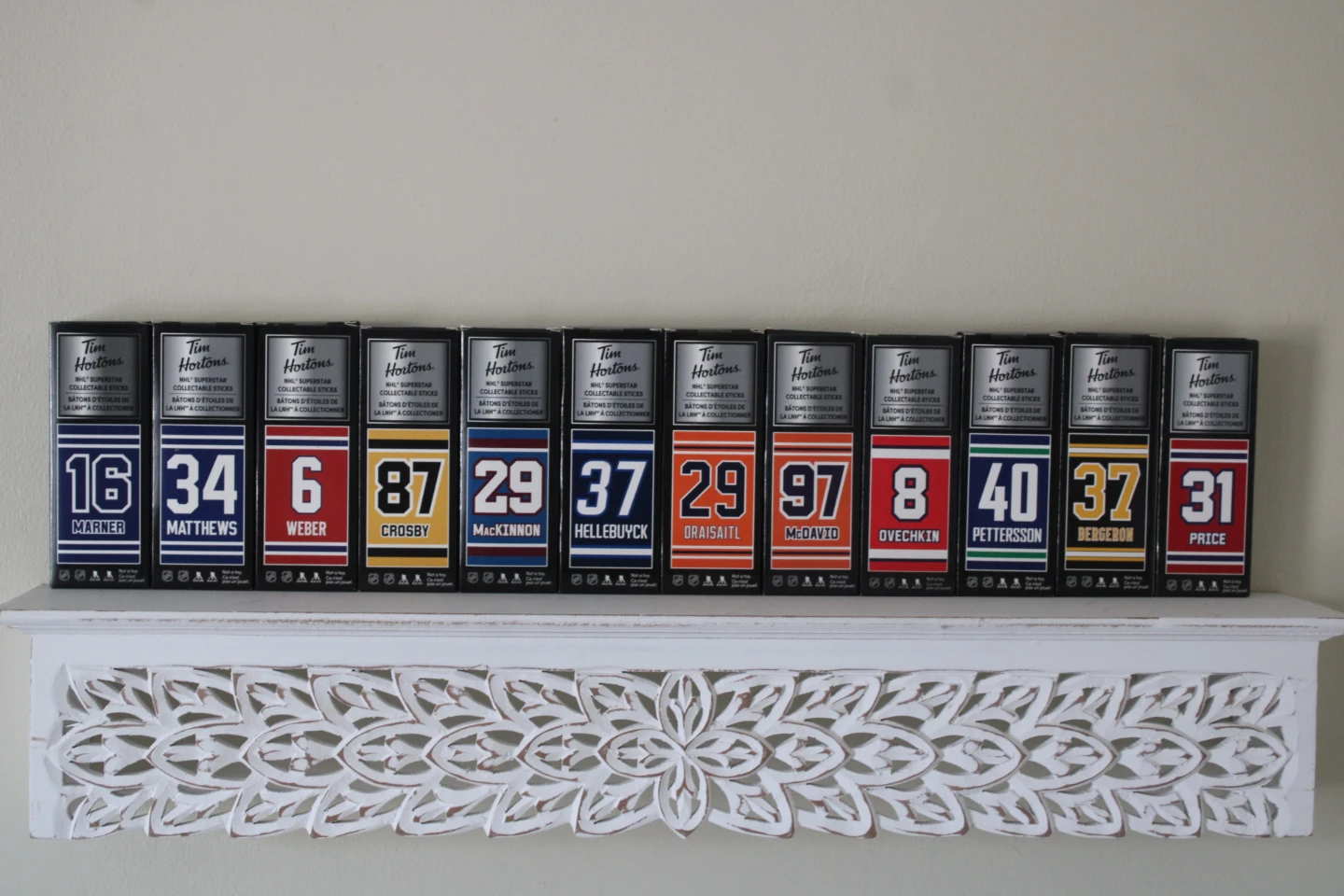 Tim Hortons NHL Superstar Collectable Sticks - 12 Pack