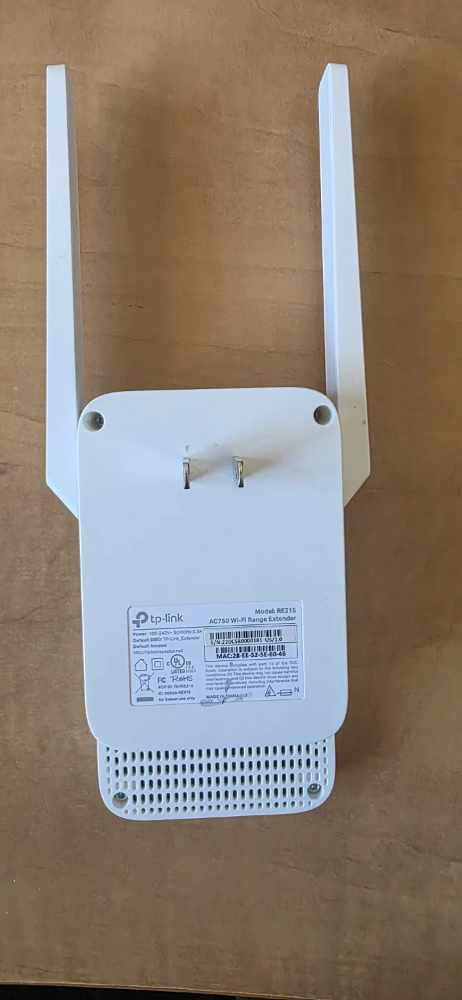 TP-Link AC750 Dual Band Wi-Fi Range Extender (RE215) - photo 2