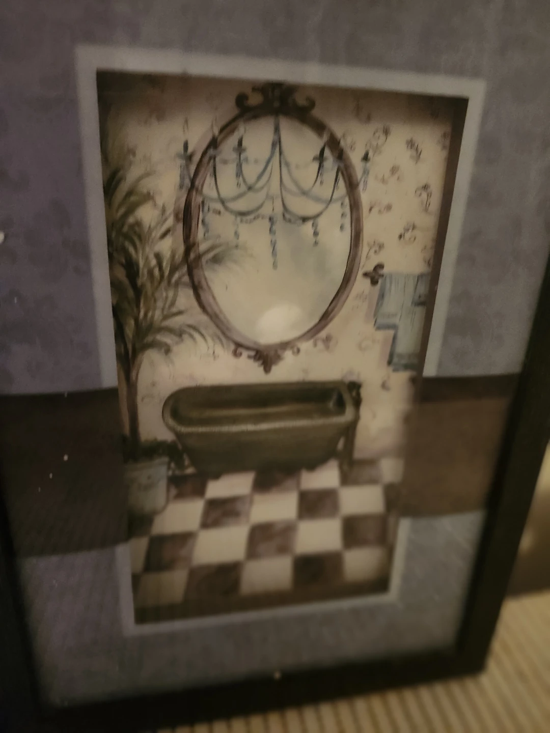 Set of 2 Vintage-Style Bathroom Wall Art Prints - photo 3