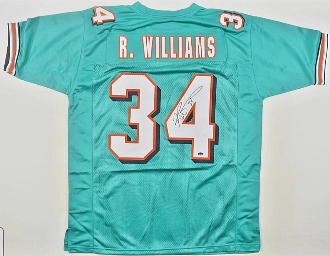 Ricky Williams Custom Signed Jersey (Schwartz)