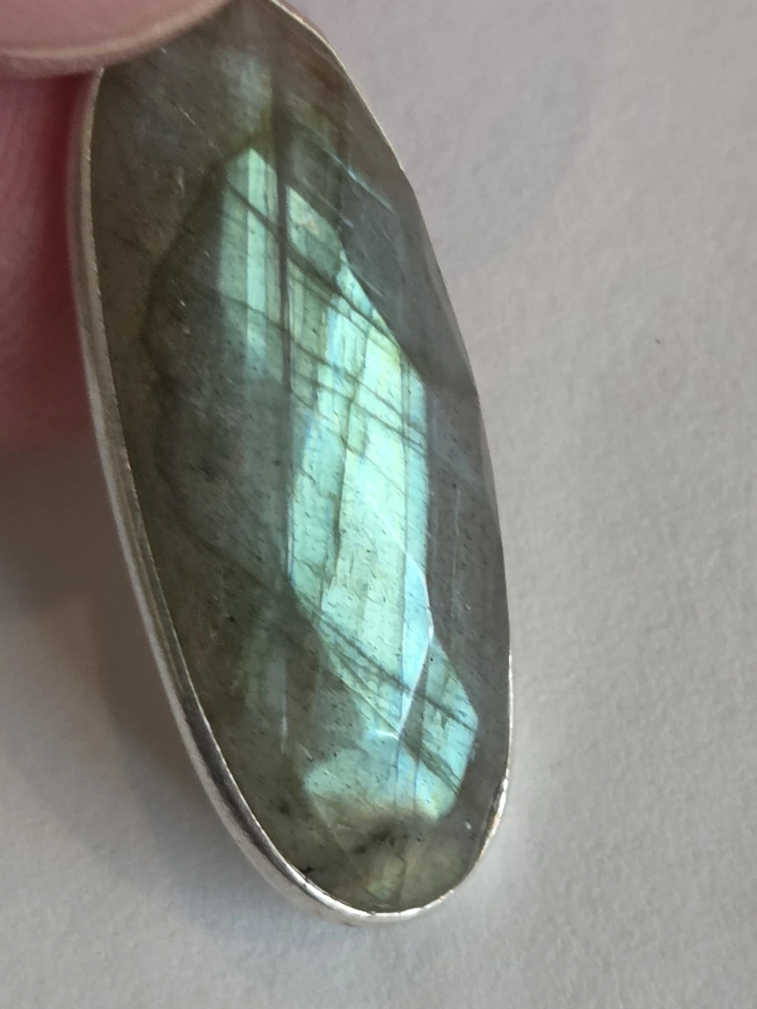 Labradorite and Silver Pendant - photo 3