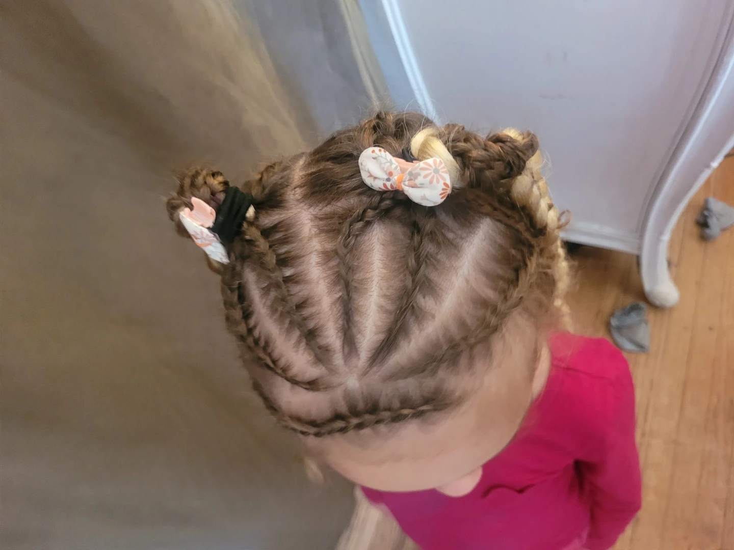 Little girl braided hair style - photo 2