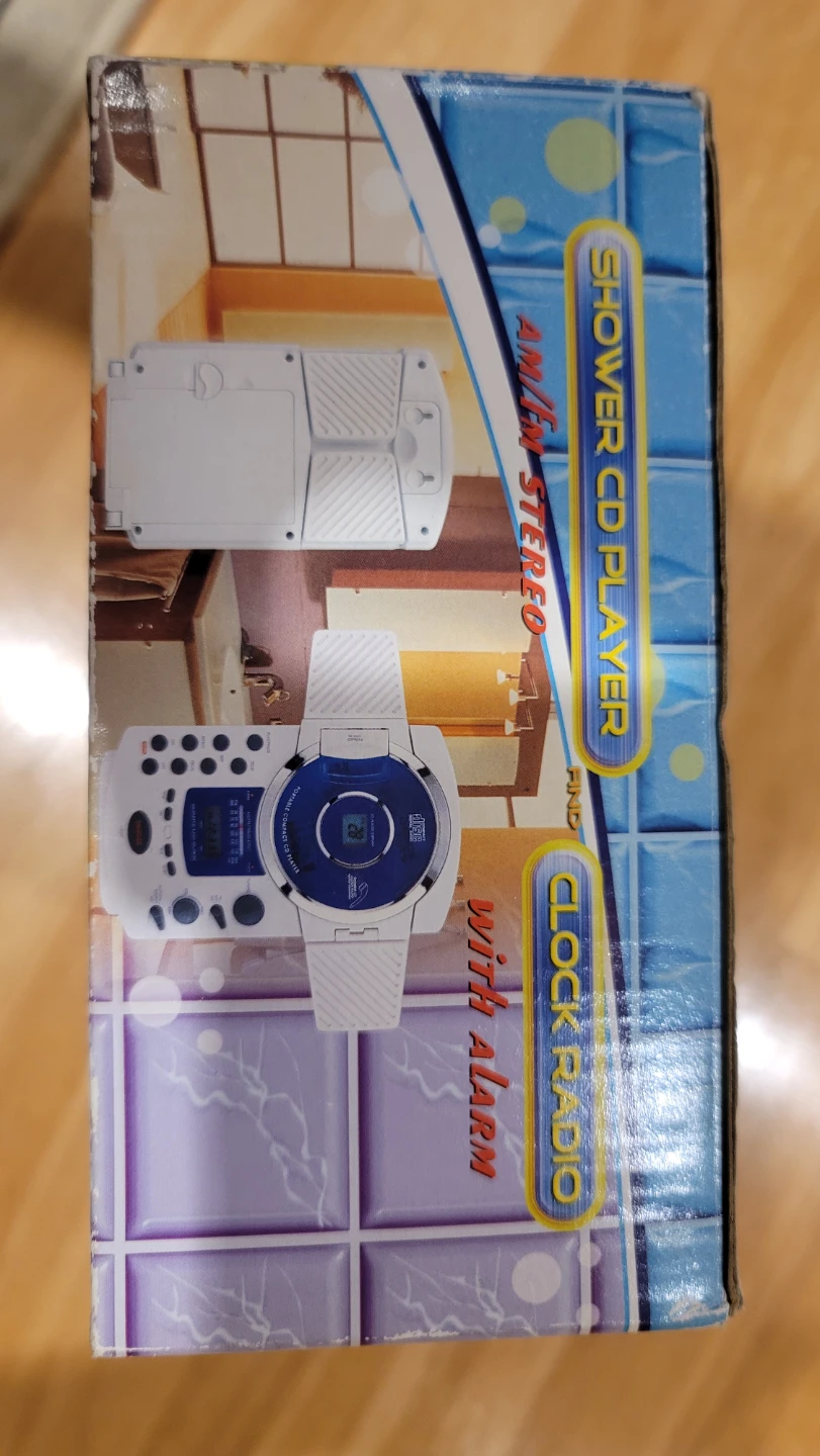 Splash Shower CD Player with Radio & Clock - photo 3