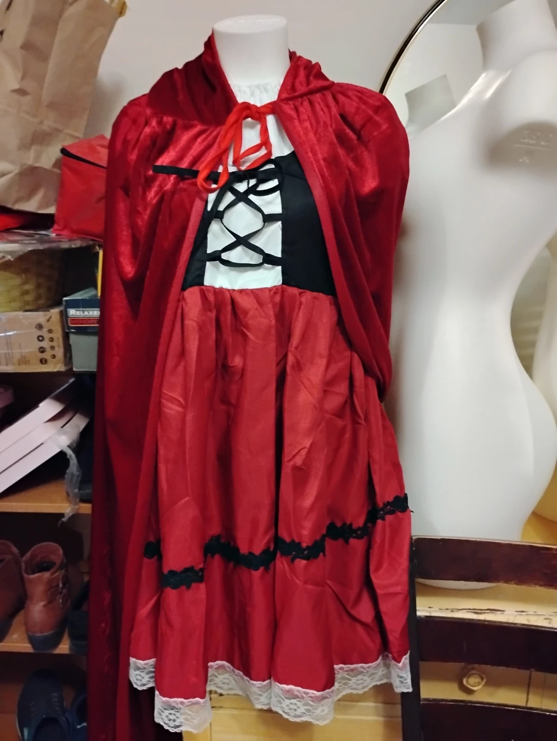 Little Red Riding Hood costume with cape