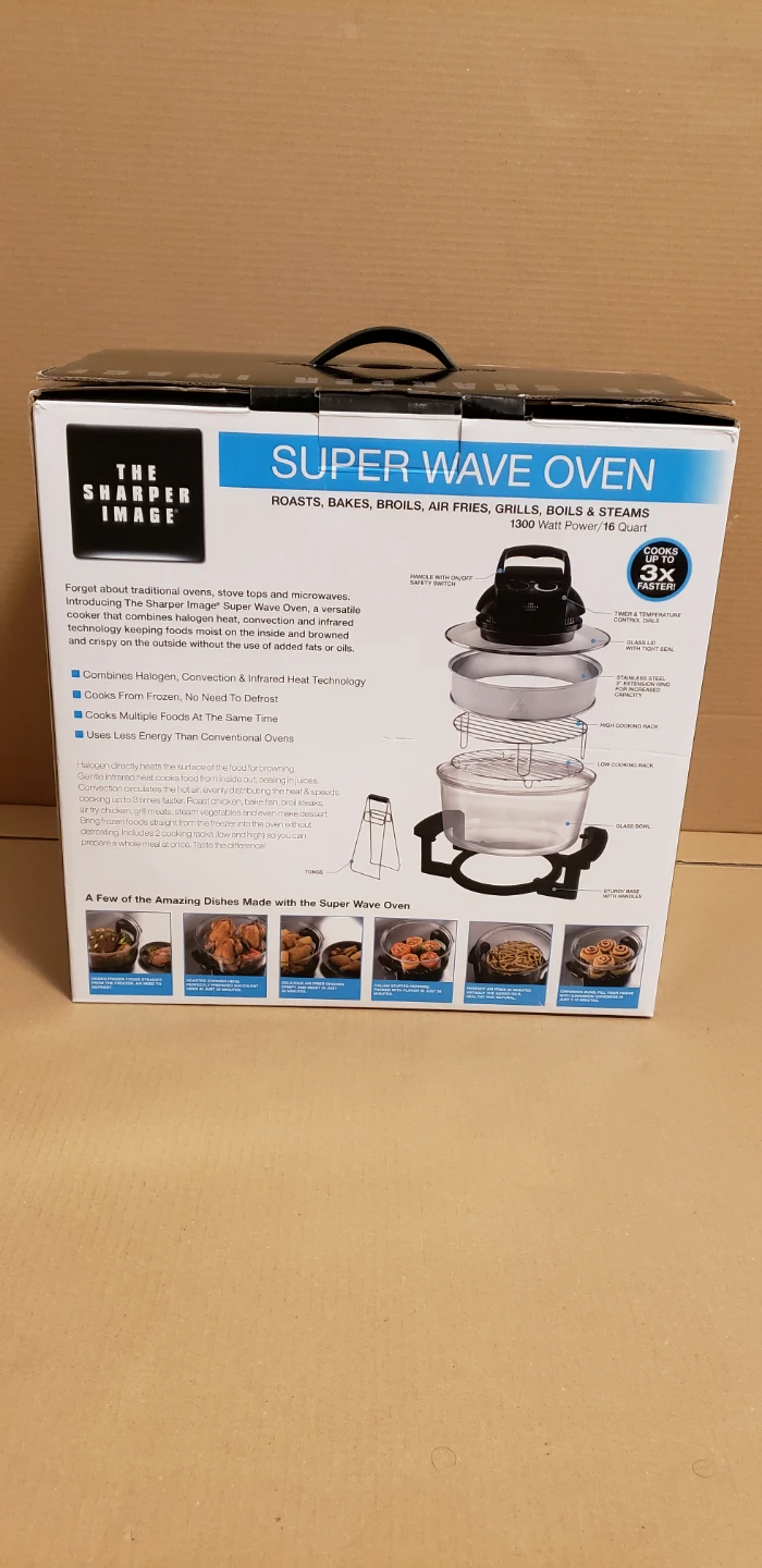 The Sharper Image Super Wave Oven with 4-Piece Accessory Set - photo 3