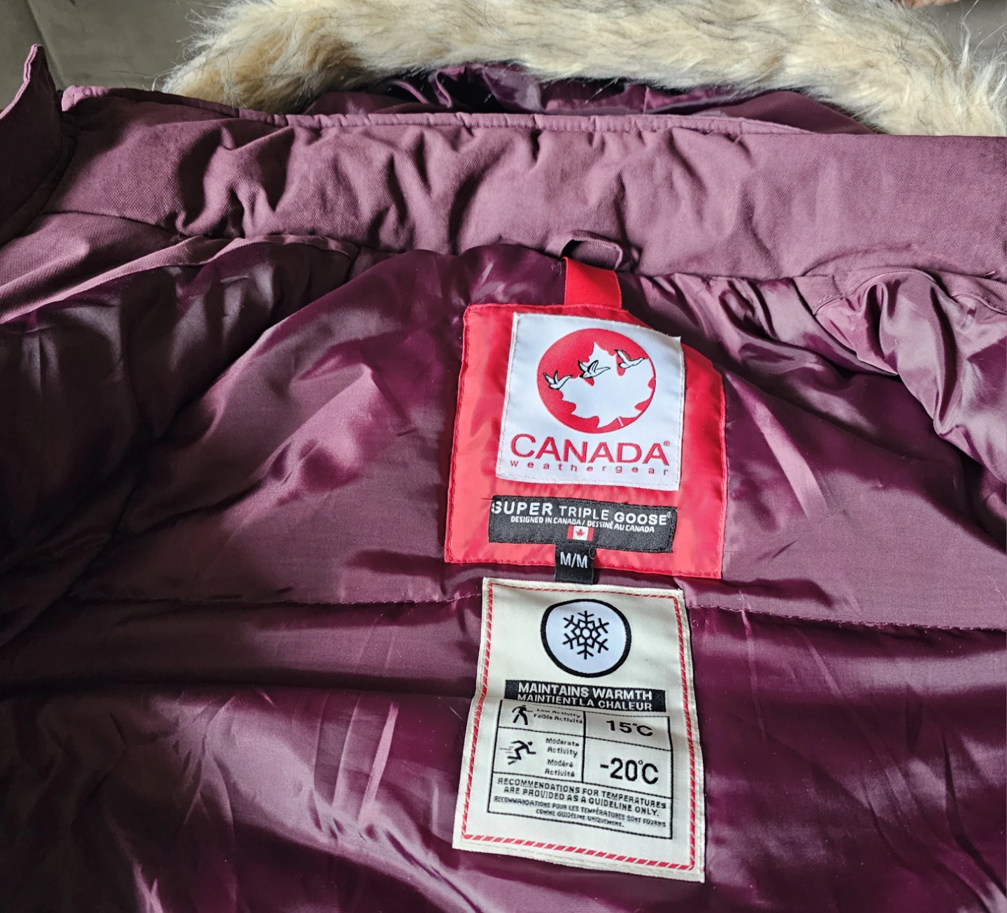Canada Weather Gear Burgundy Winter Jacket - photo 5