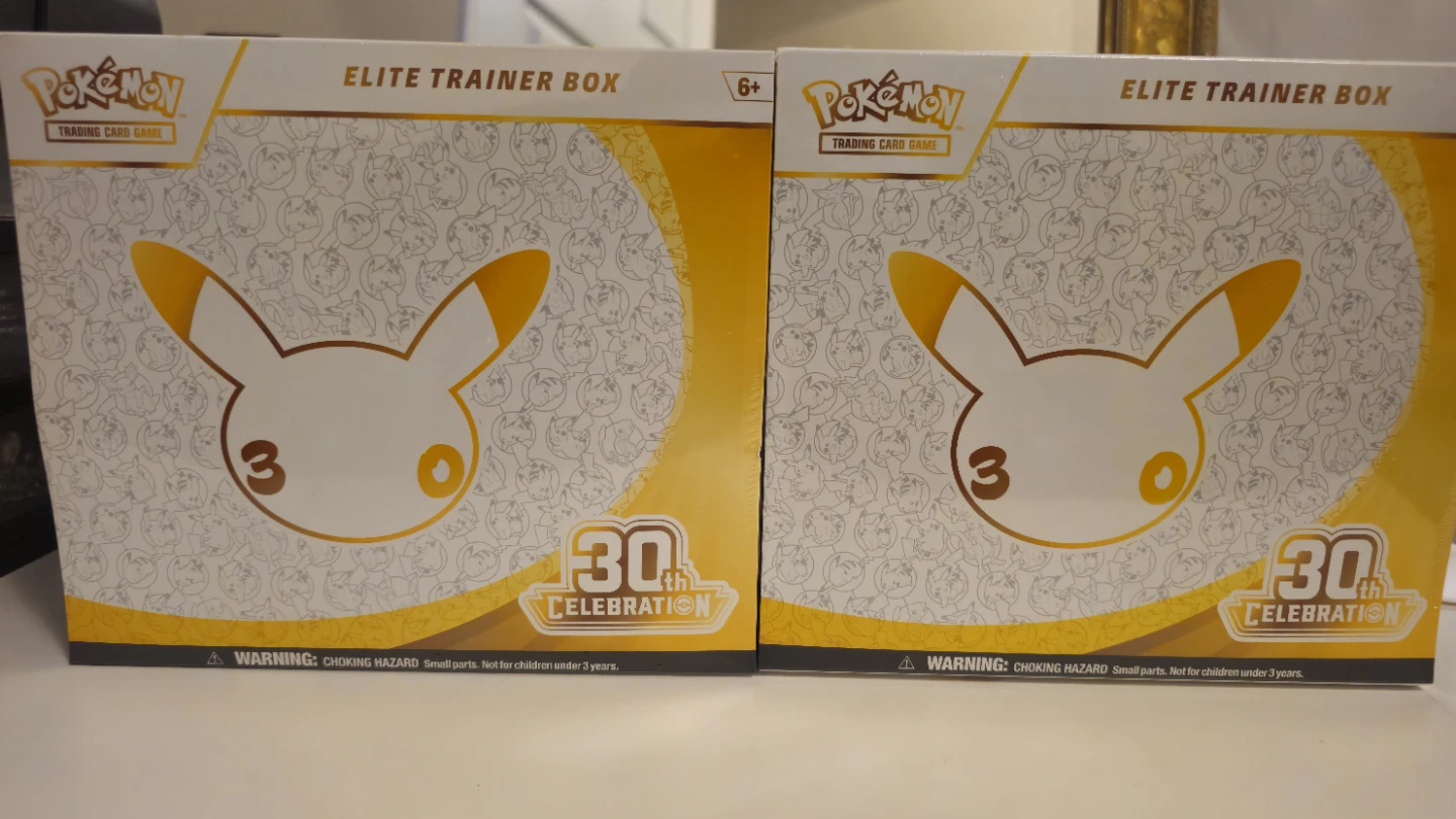 Pokémon TCG 30th Celebration Elite Trainer Boxes