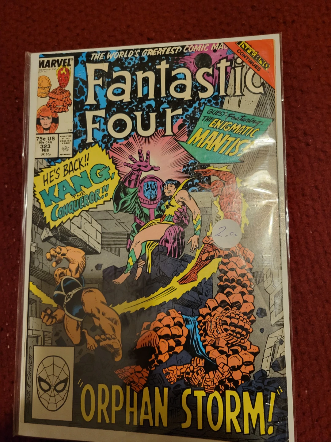 Fantastic Four Issue 323 Comic Book