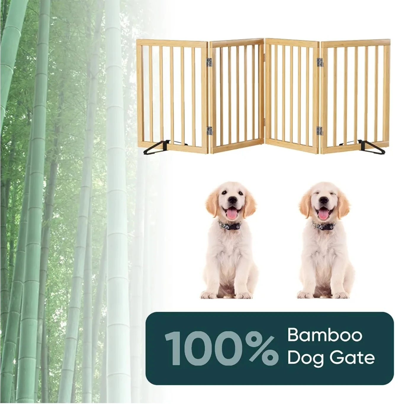 Babelio® 34" H Extra Tall No Bottom Bar Baby Gate, 26-43" W - photo 5