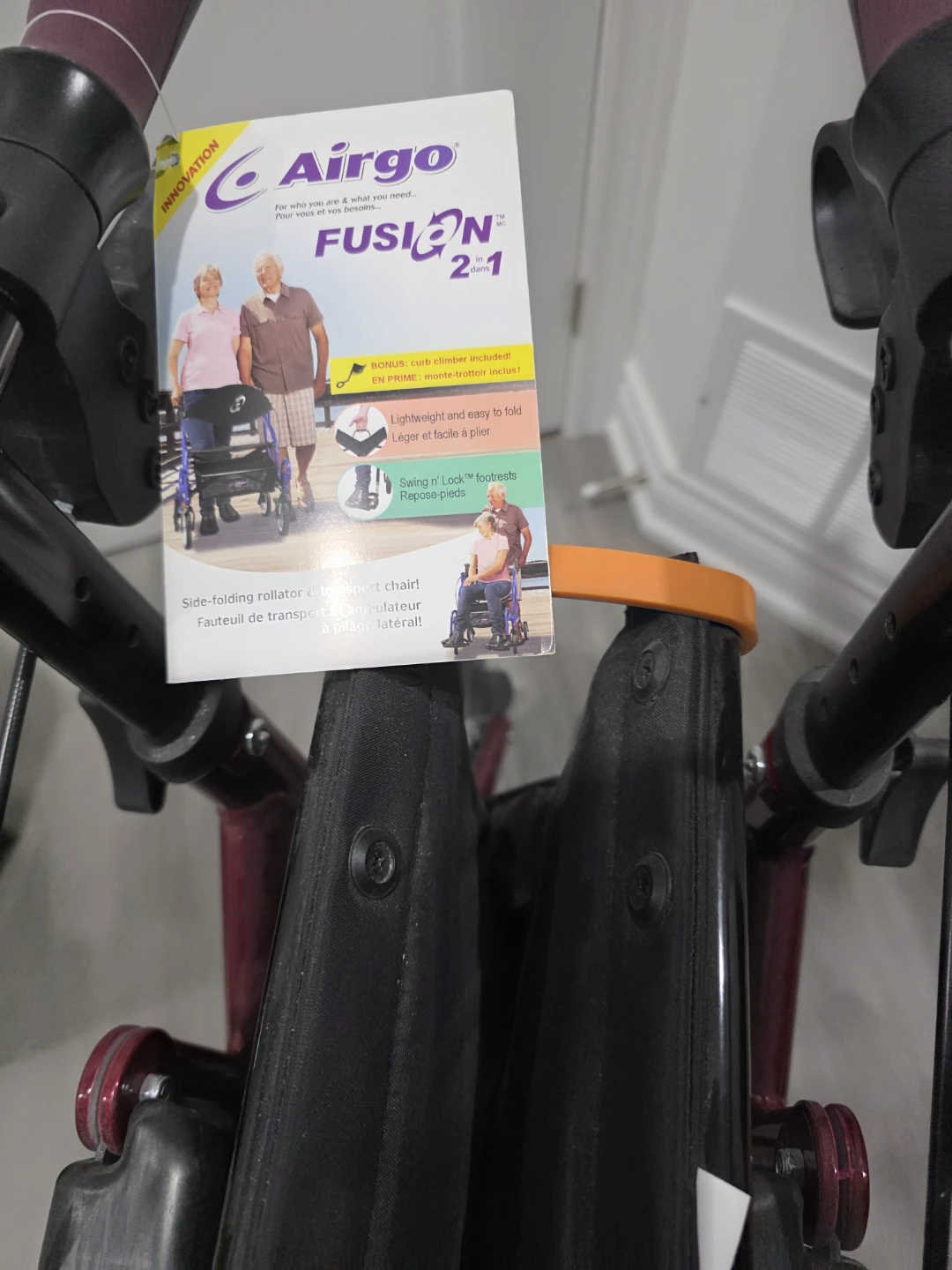 Airgo Fusion 2-in-1 Rollator and Transport Chair