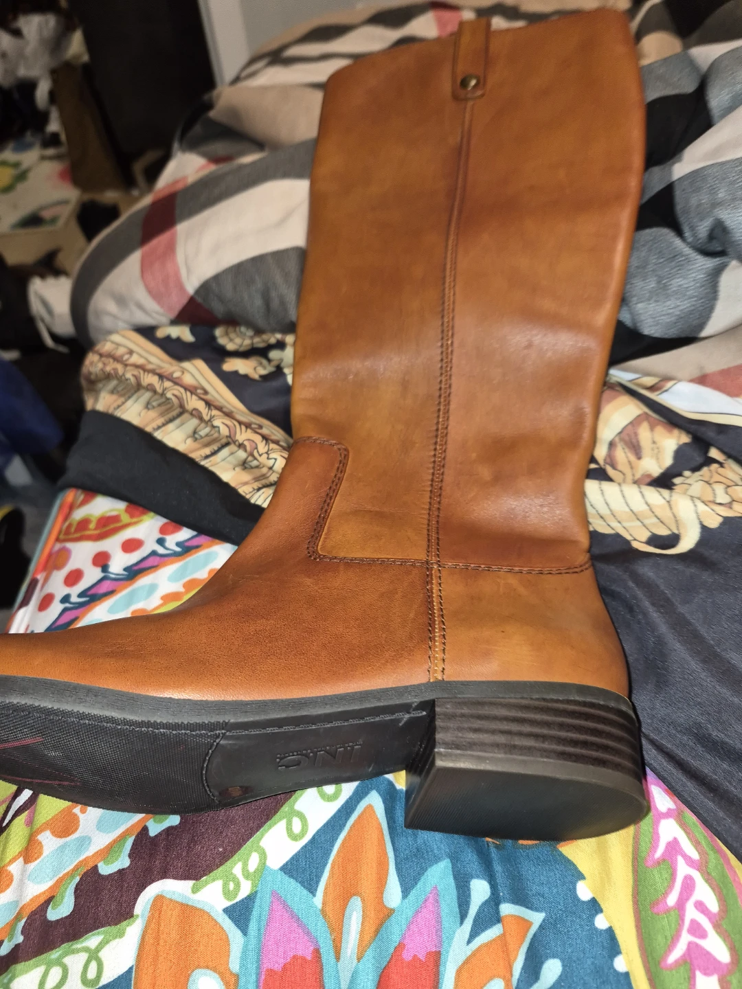 INC Tan Genuine Leather Tall Boots - photo 2