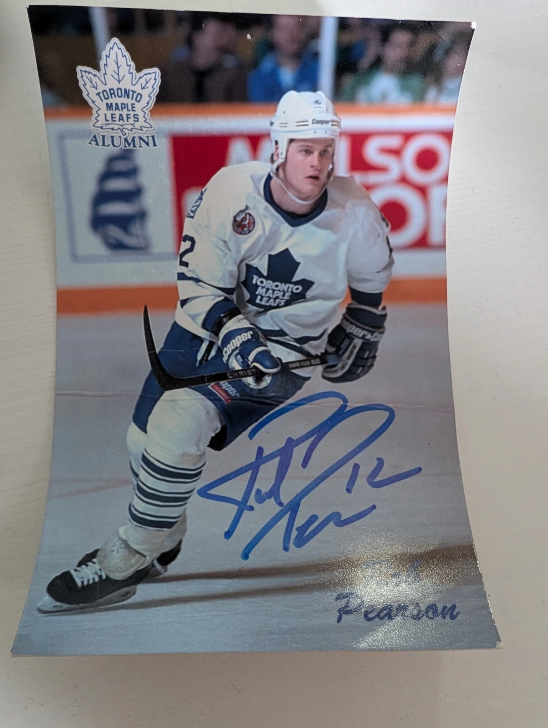 Toronto Maple Leafs Alumni Ed Pearson Autographed Photo