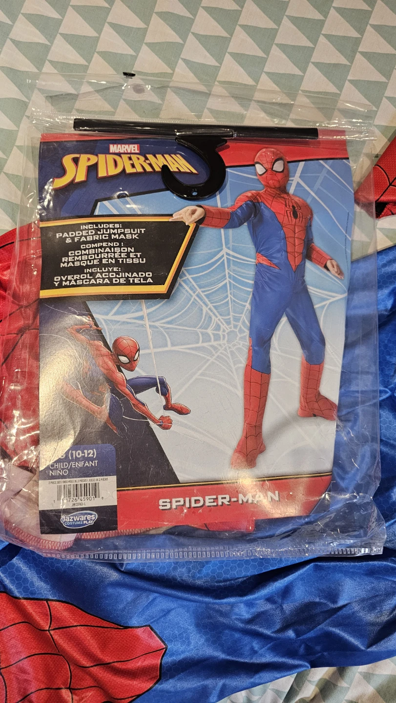 Marvel Spider-Man Costume Size 10-12 - photo 4
