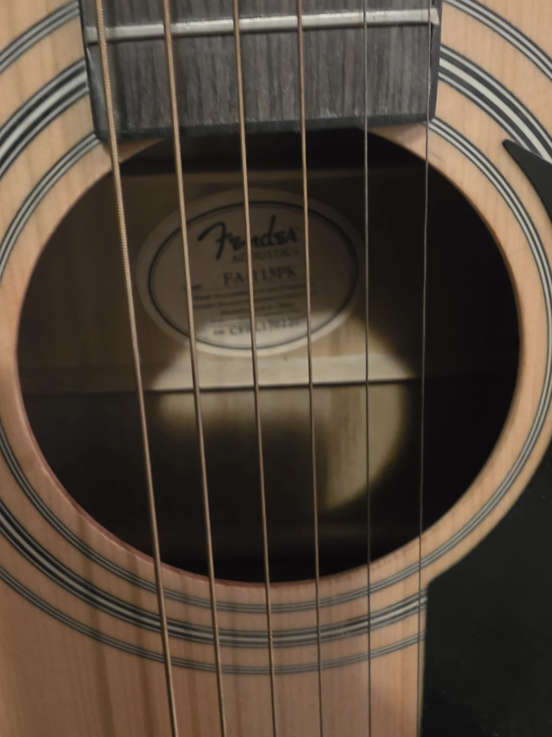 Fender acoustic guitar - photo 3