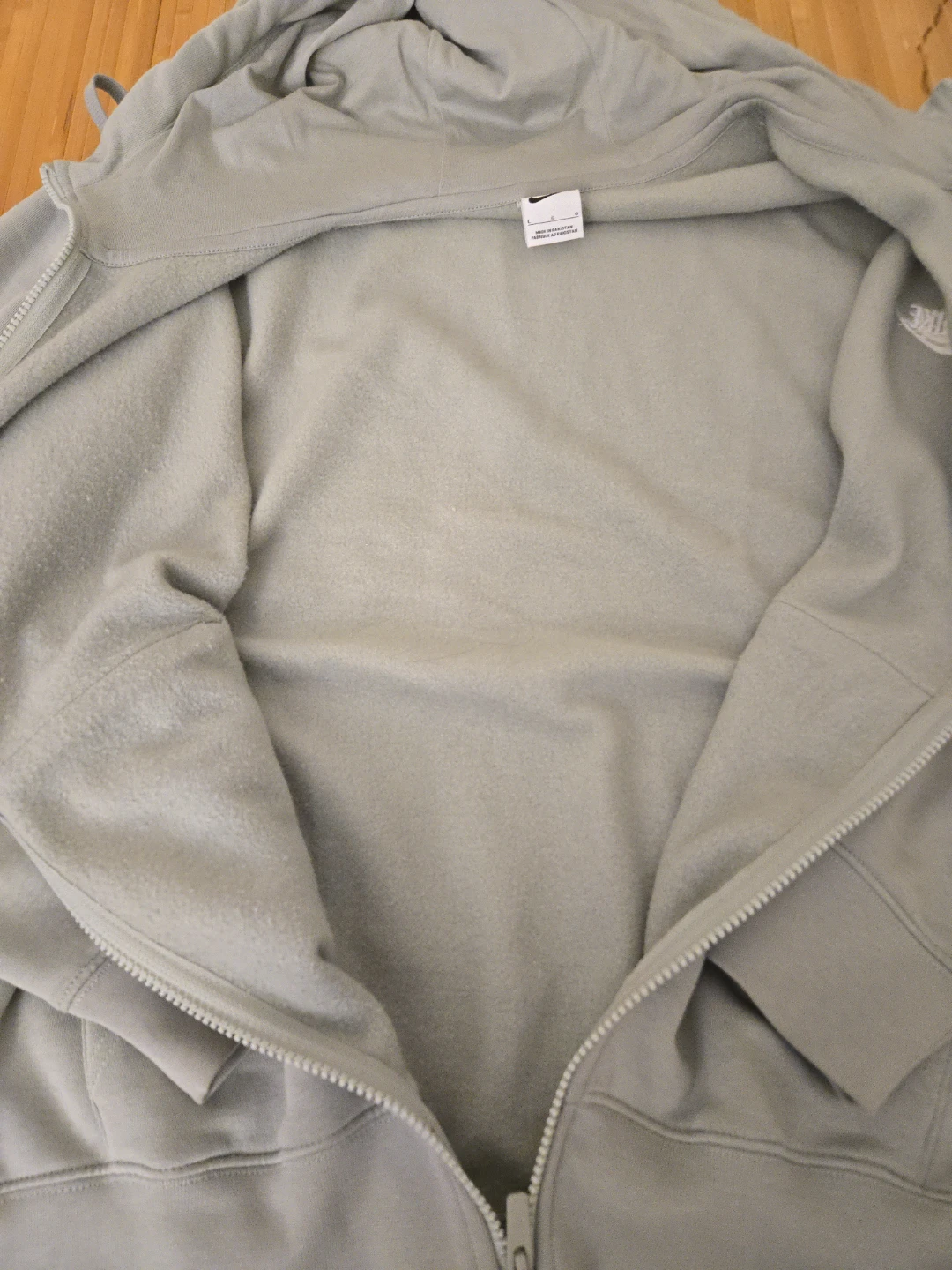 Nike Full Zip Hoodie Light Green - photo 2