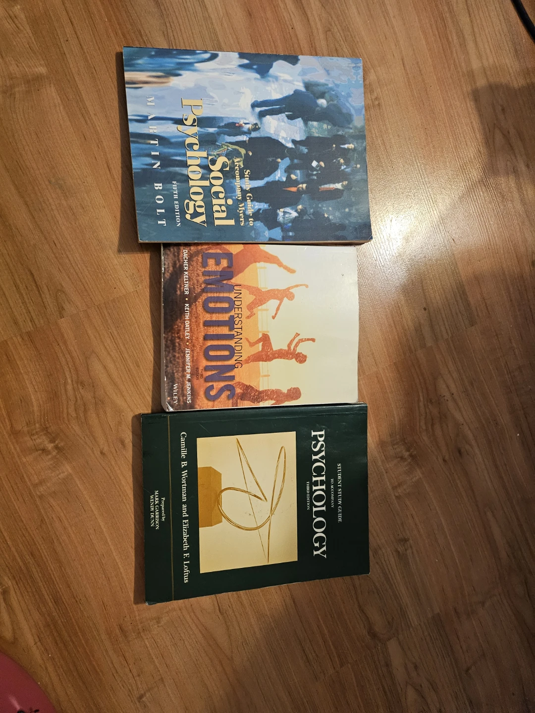 Set of 3 Psychology and Emotions Textbooks
