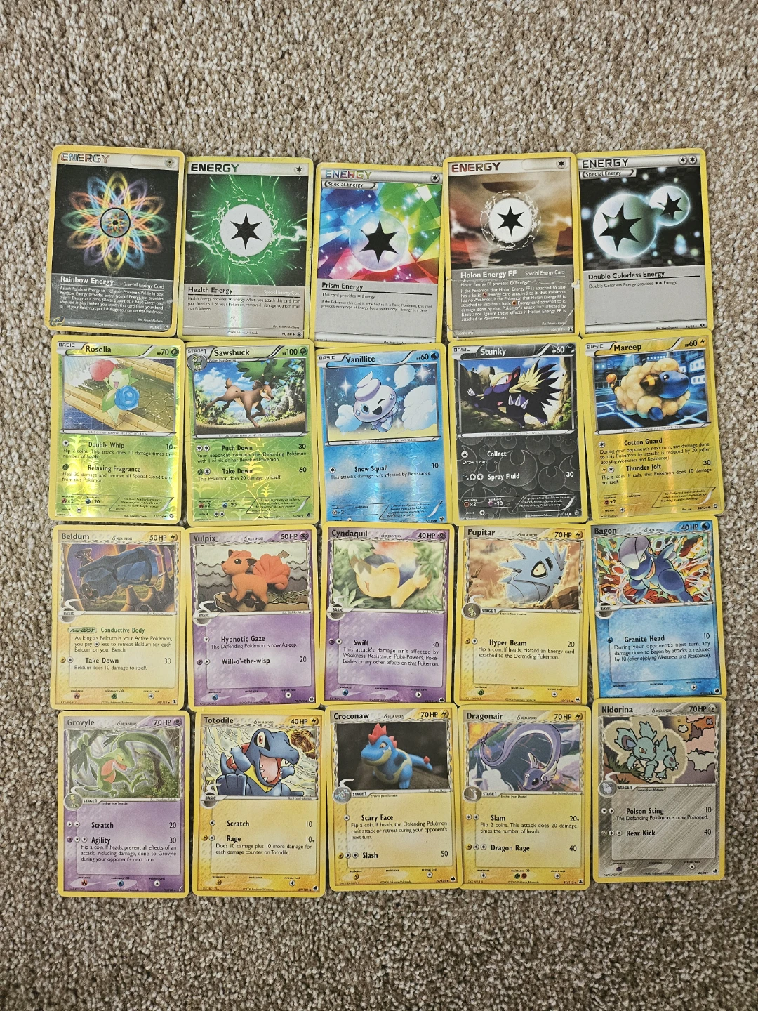 Misc pokemon cards