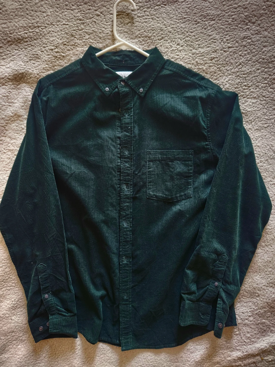 Goodfellow & Co Green Corduroy Shirt