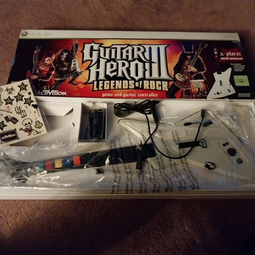 Guitar Hero III Legends of Rock Replacement Guitar for Xbox 360