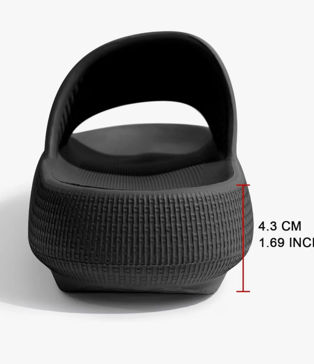 Cloud Recovery Black Slide Sandals - photo 3