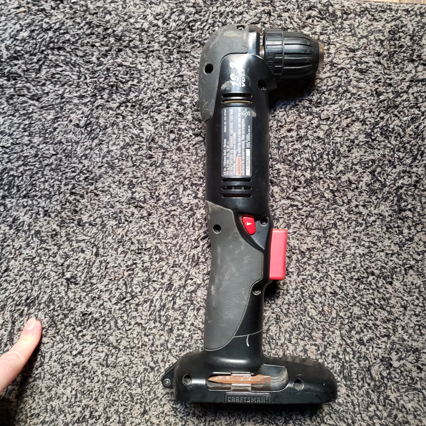 Craftsman 19.2V Right Angle Drill/Driver 3/8 in. - photo 2