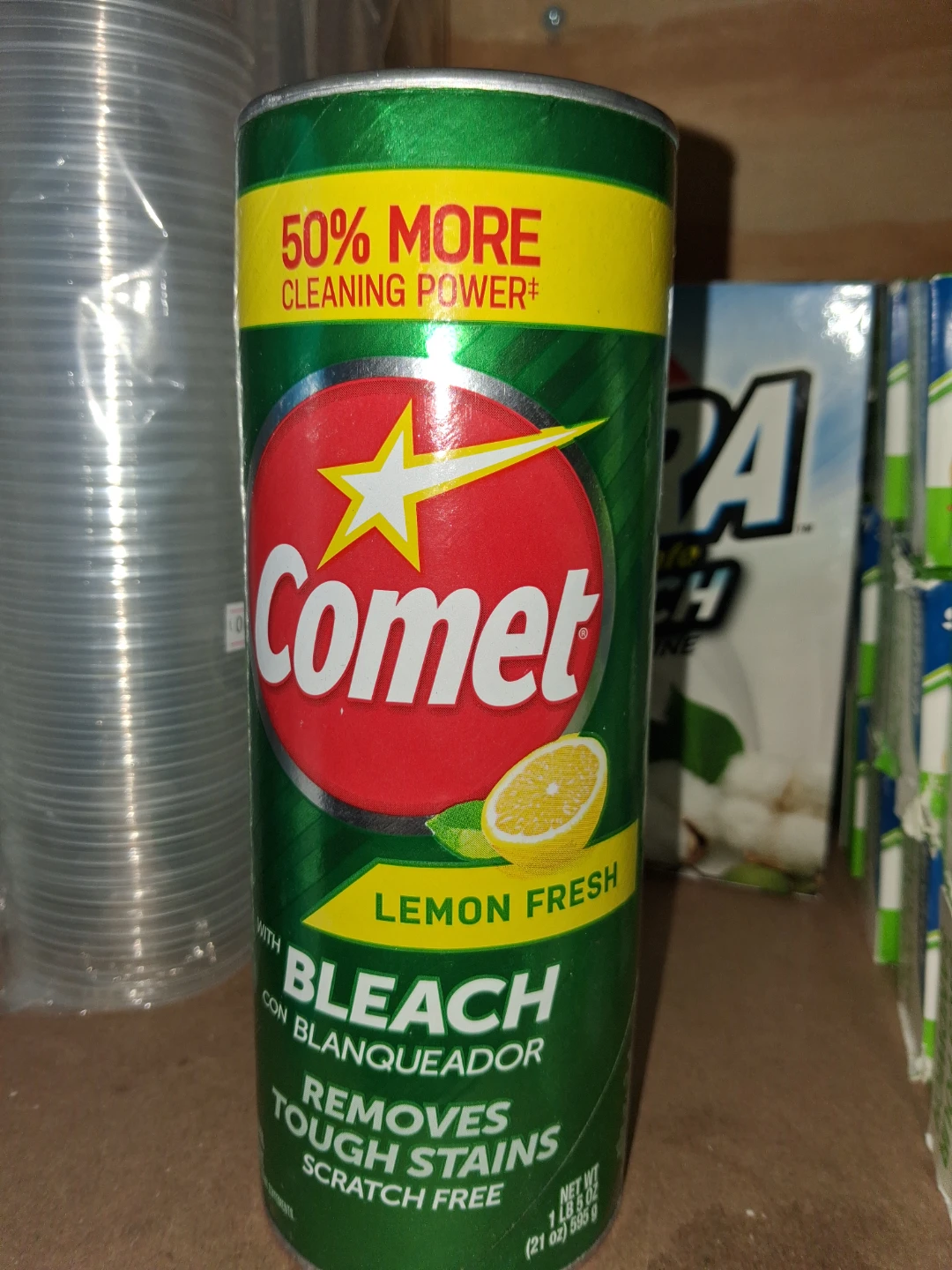 Comet Lemon Fresh Bleach Powder Cleanser 21 oz