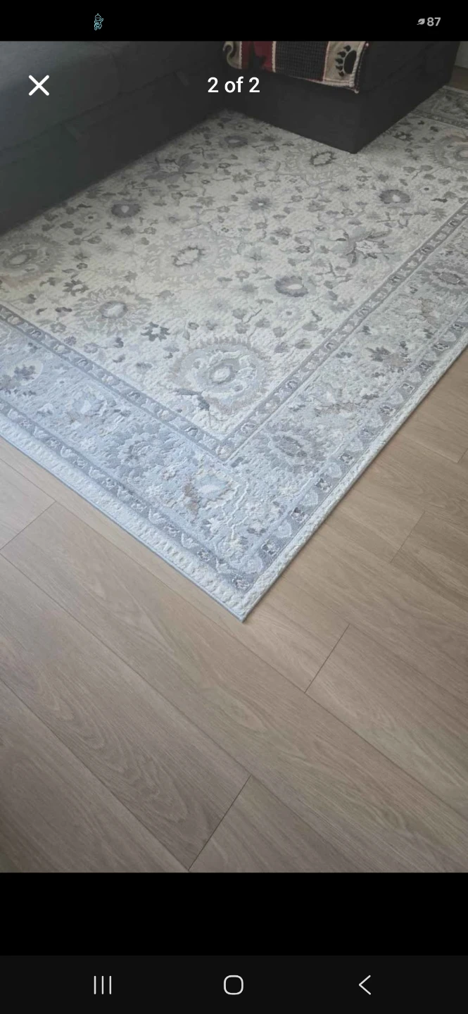 Traditional floral pattern area rug