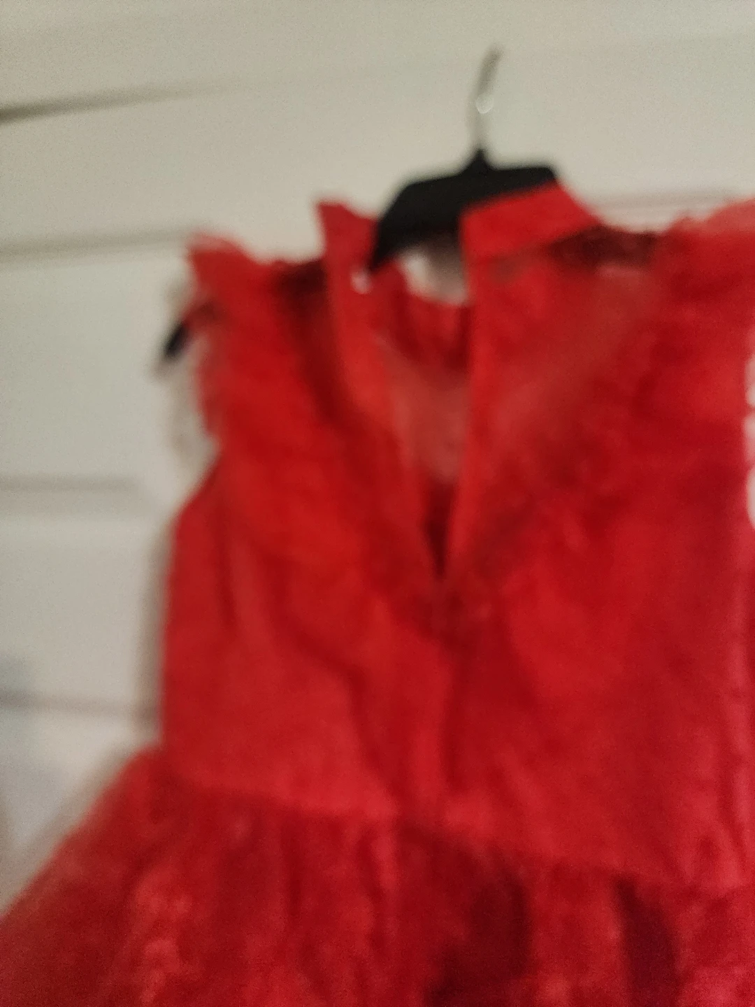 Red Ruffled Party Dress Lydia Deetz from Beetlejuice  Zize 140 - photo 4