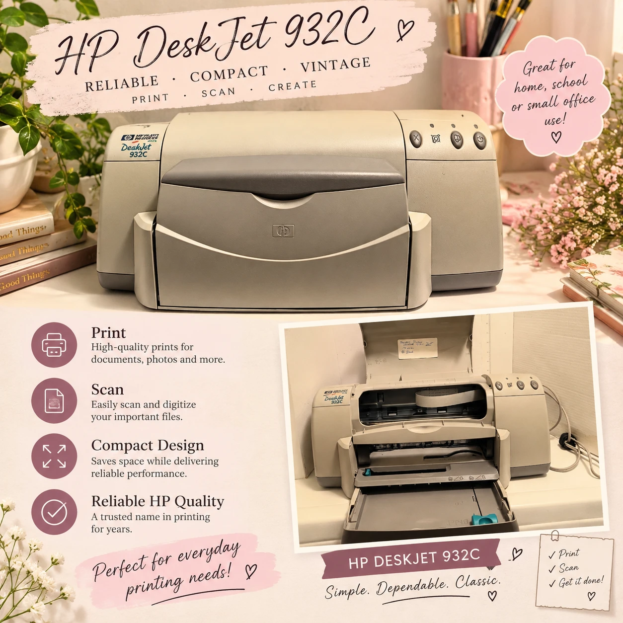 🖨Vintage HP DeskJet 932C Printer🖨