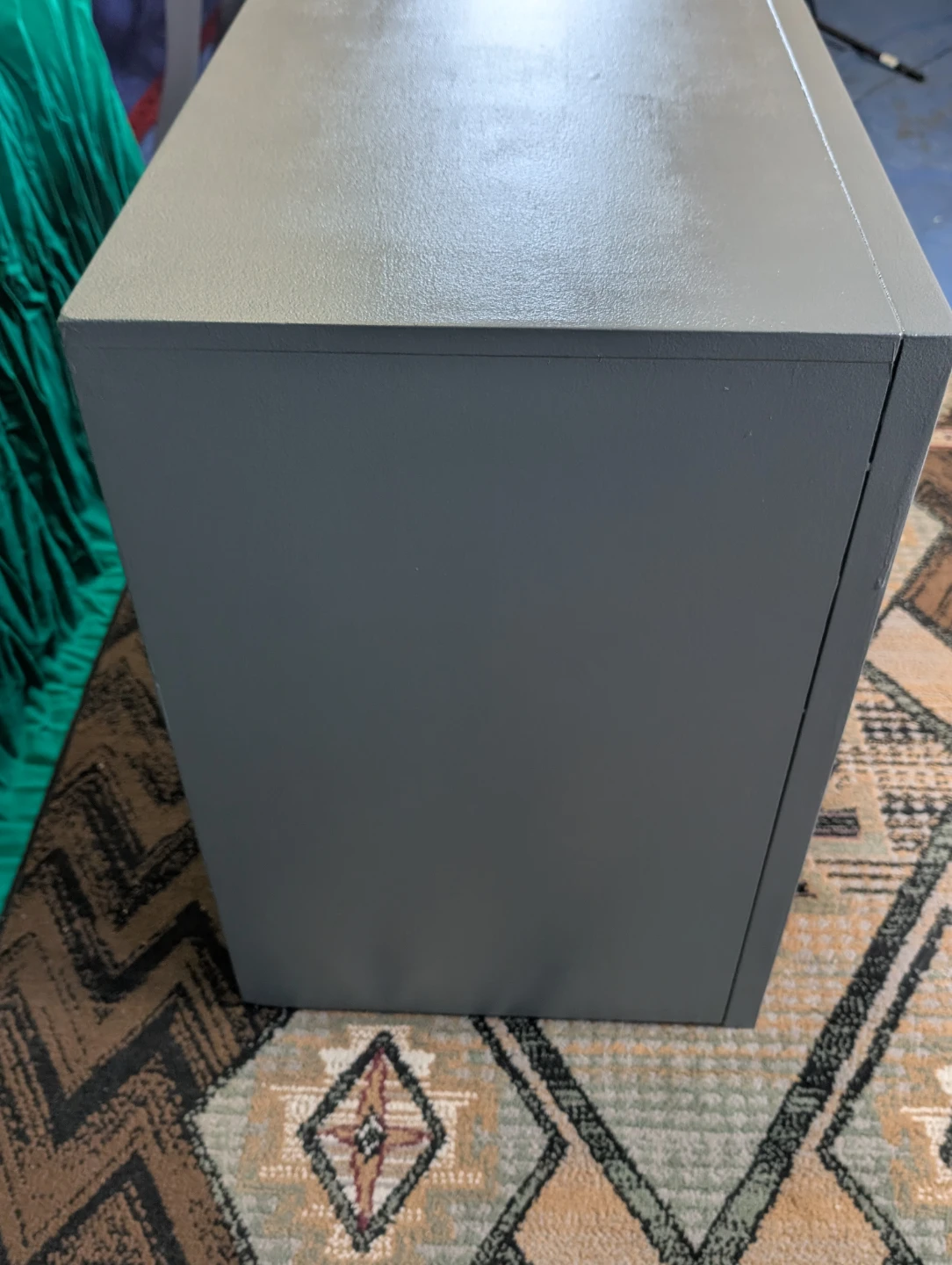 Grey Wooden Bedside Table - photo 5