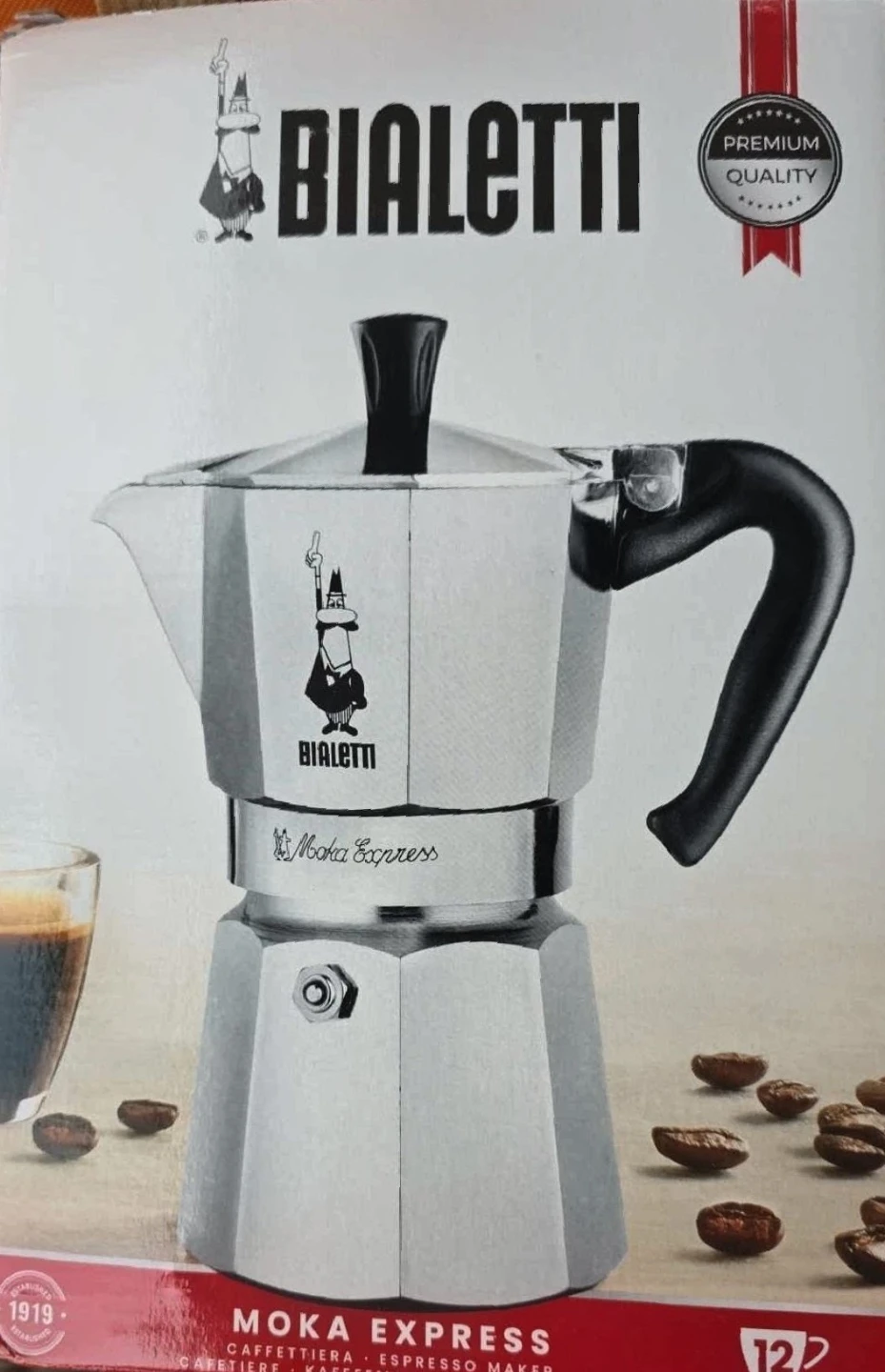 Bialetti Moka Express 12 Cup Espresso Maker