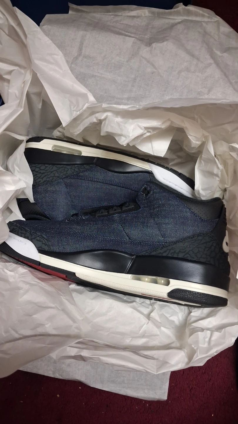 Nike Air Jordan 3 Retro x Levi's Denim Size 11 - photo 5