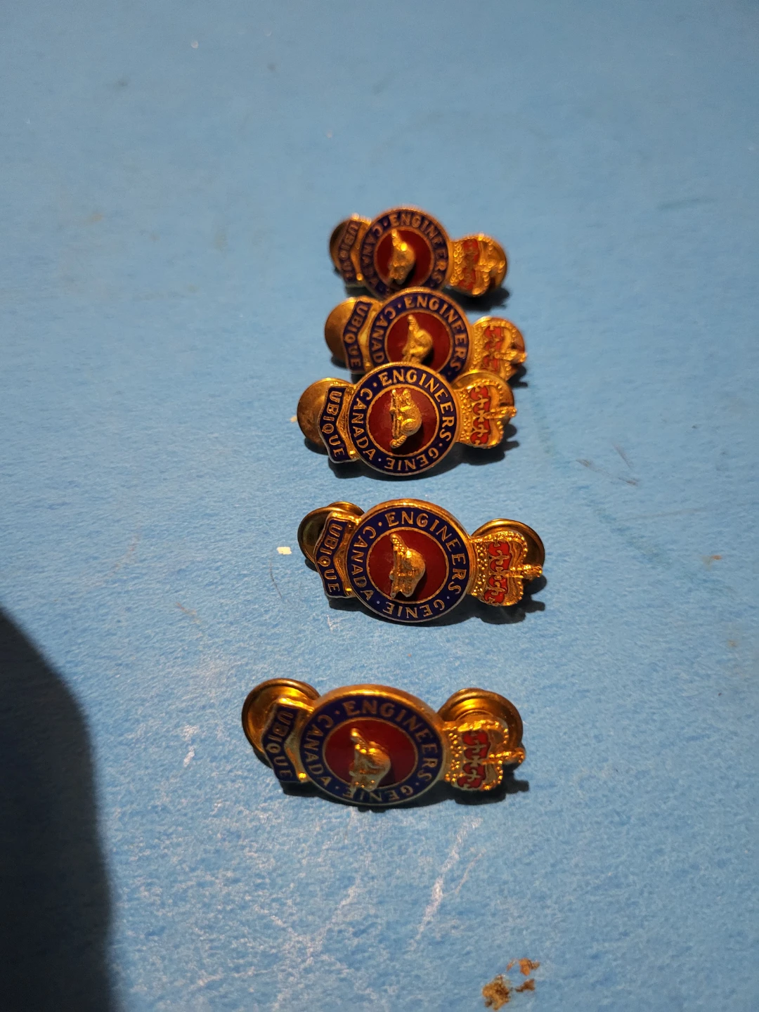 Vintage Canadian Military Engineers Pins