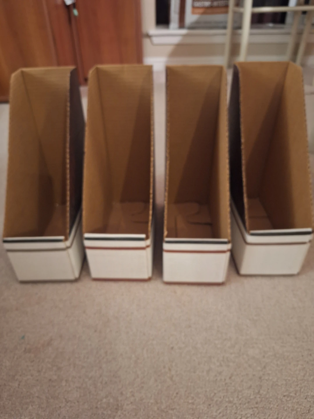 Set of 4 Cardboard Magazine Files - photo 2