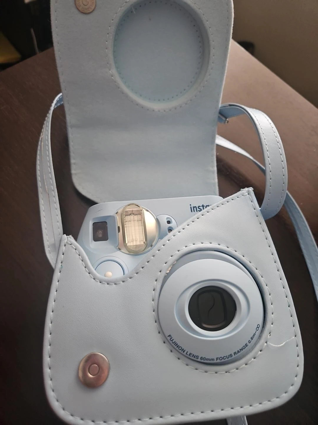 Fujifilm Instax Mini 7S Instant Camera – Light Blue with Case - photo 4