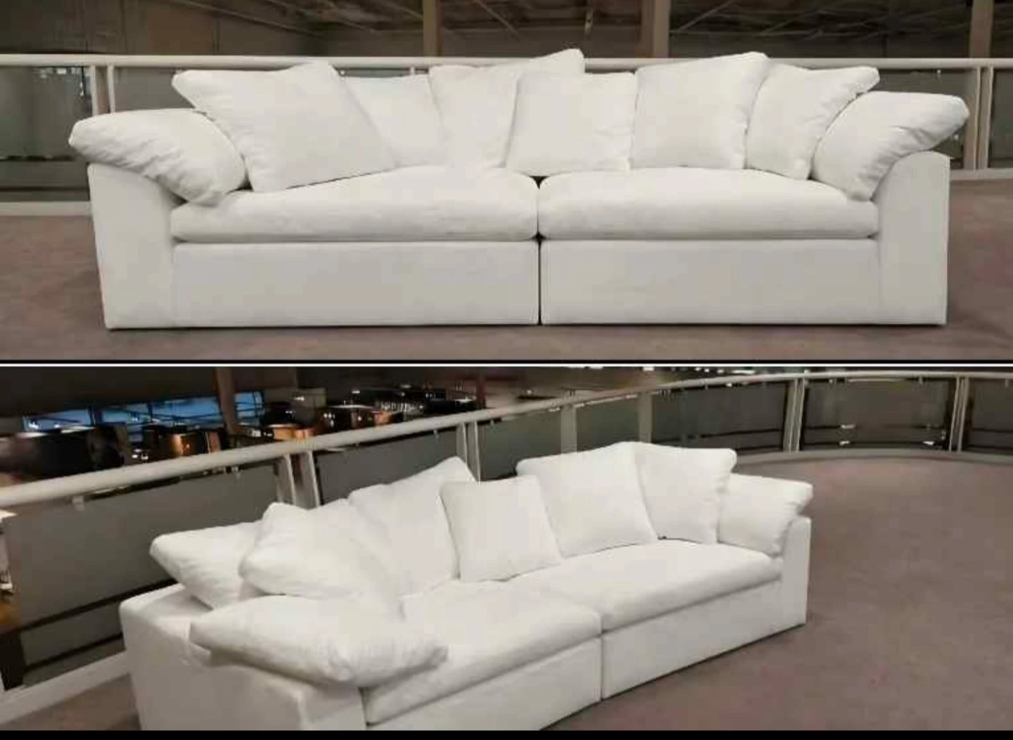 White modular sofa - photo 2