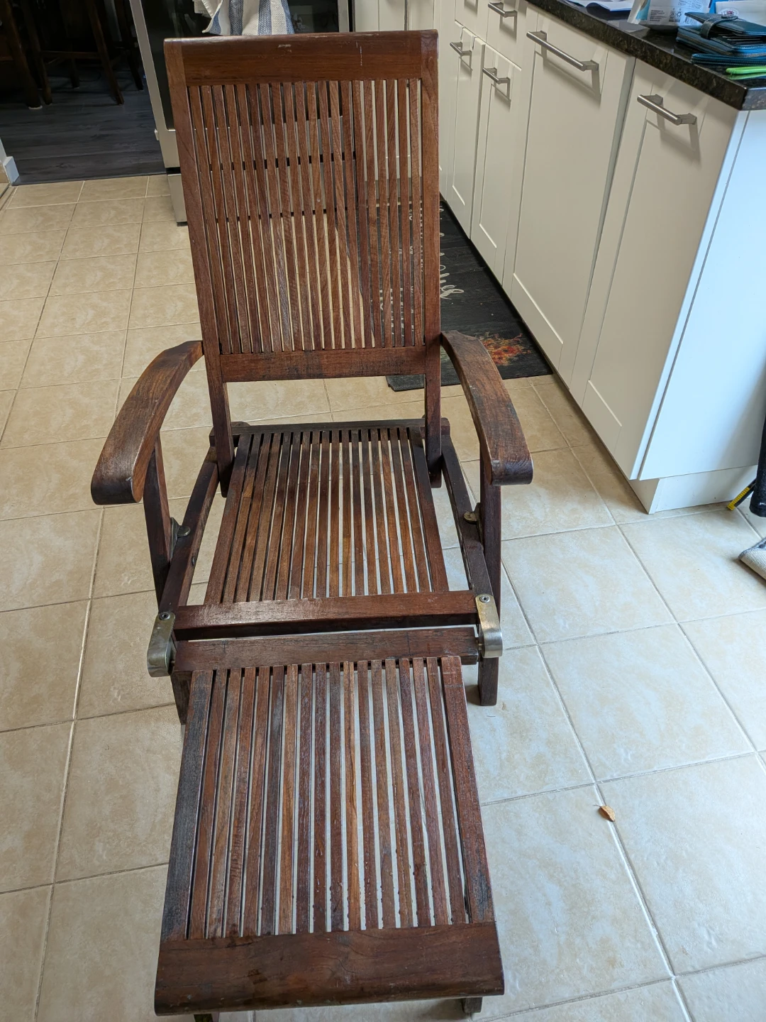 Teak Folding Lounge Chair PPU