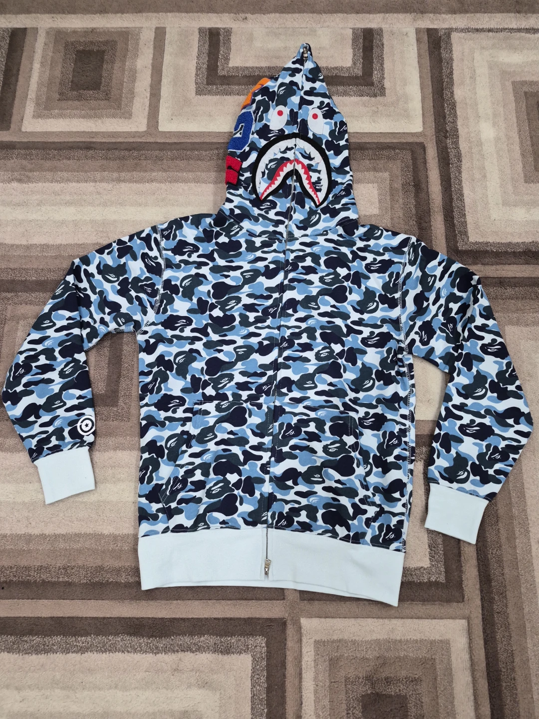 Blue Camo Bape Hoodie