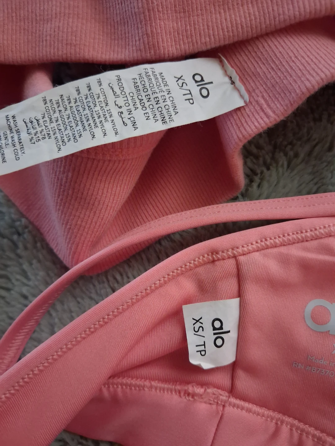 2 Alo Yoga Sports Bra - Pink - XS/TP - photo 2