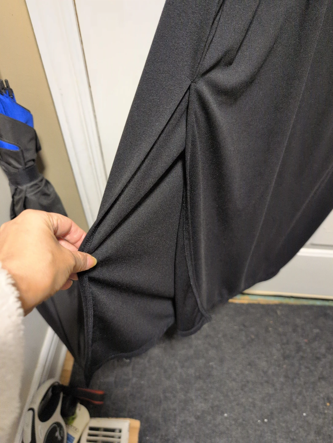 Black Cowl Neck Midi Dress - photo 3